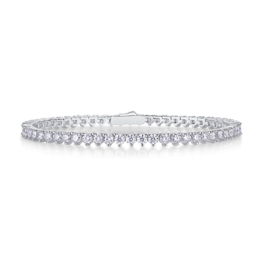 Women's Moissanite Bracelet 925 Sterling Silver