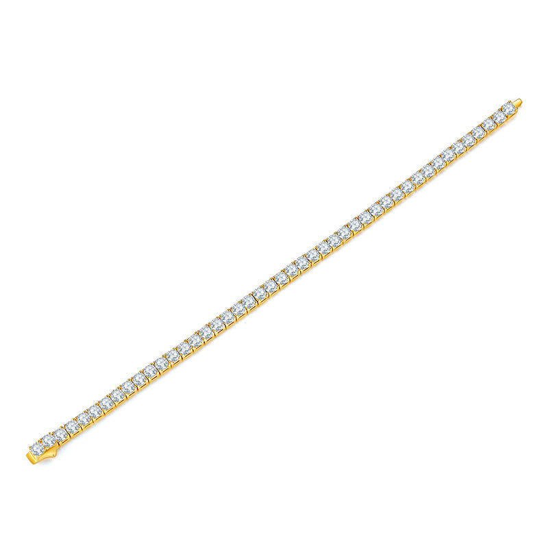 Women's Moissanite Bracelet 925 Sterling Silver